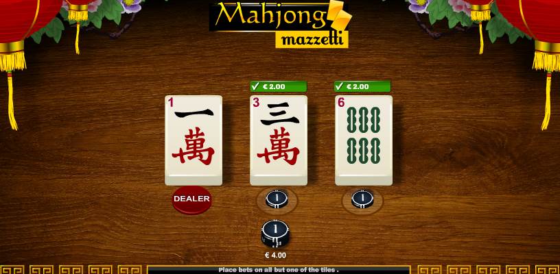 Mahjong Mazzetti Winning Example 1