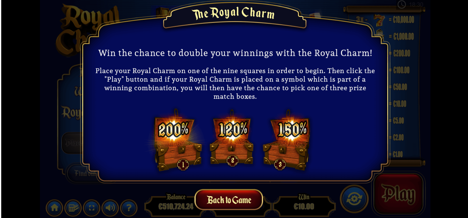 Royal Charm help screen.png