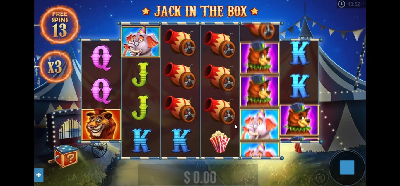 Jack In The Box Bonus Game Free Spins