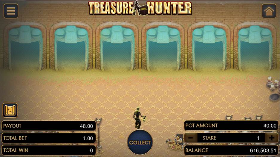 Treasure Hunter on the 6 doors selection of Level 3