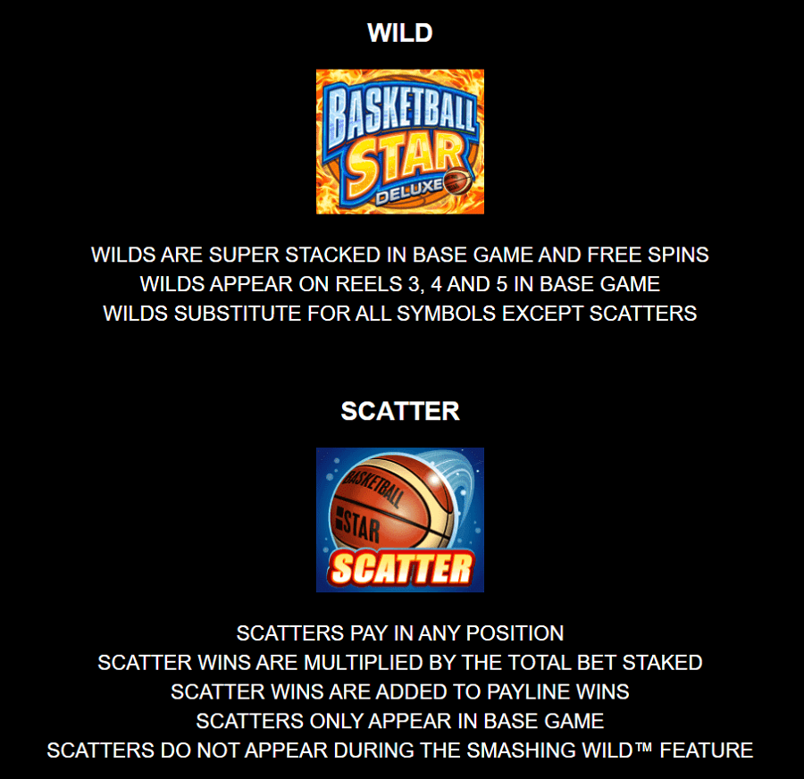 Basketball Star Deluxe Wild Feature