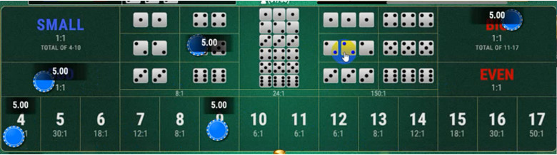 SBOBET Casino Games - Sic Bo Multiplayer Placing a Bet