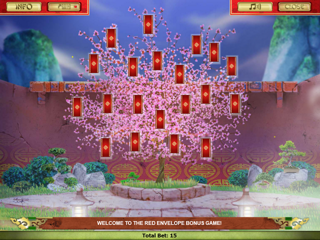 God of Fortune Red Envelope Tree