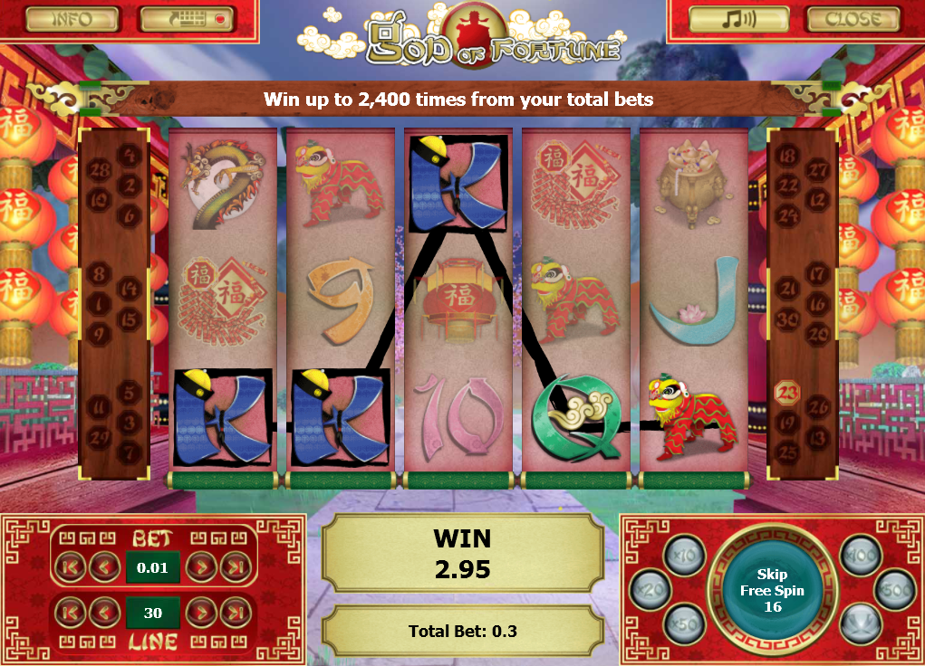 God of Fortune in Free Spins