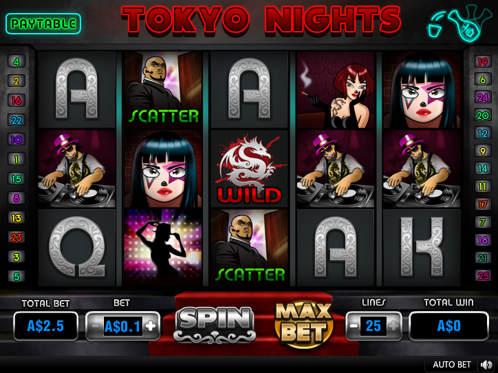 Tokyo Nights Entry Screen