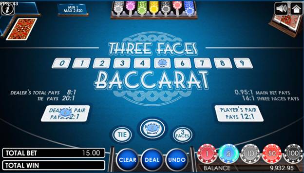 Three Faces Baccarat game selecting betting options.jpg