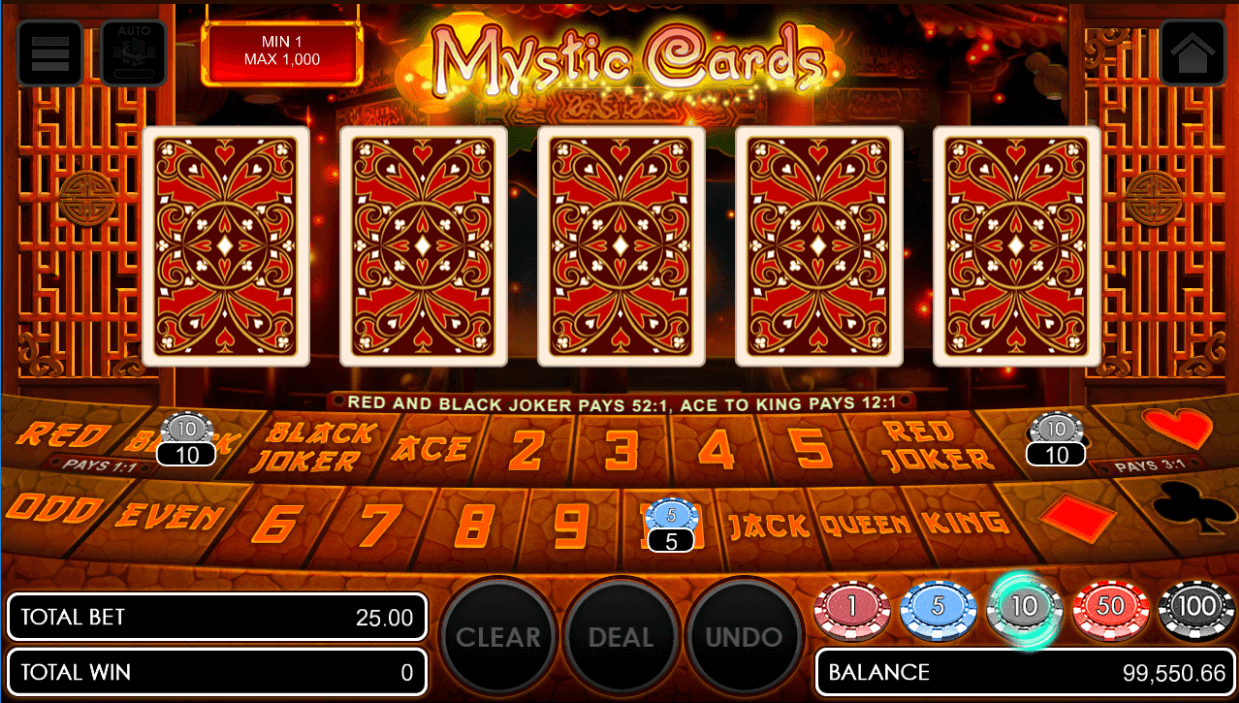 Mystic Cards game