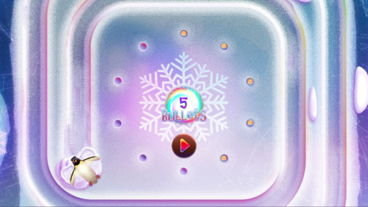 Frozty candy game in candy bullets stage