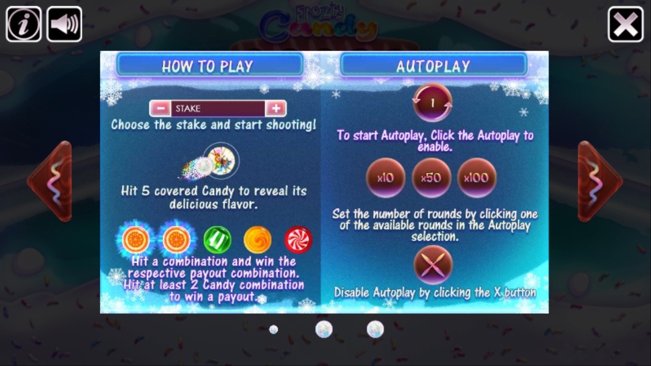 Inside the Information button of the game menu