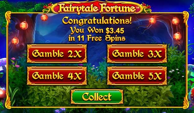Fairytale Fortune gambling feature selection