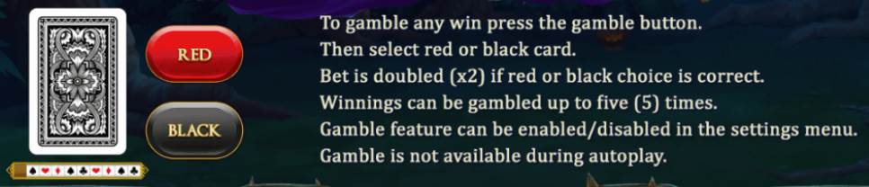 Witchs Brew gamble feature