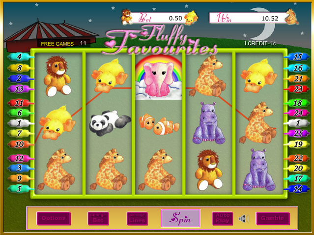 フラッフィー･フェイバリット･無料ゲーム中