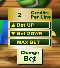 Irish Luck Change Bet Button Irish Luck Change Bet Button