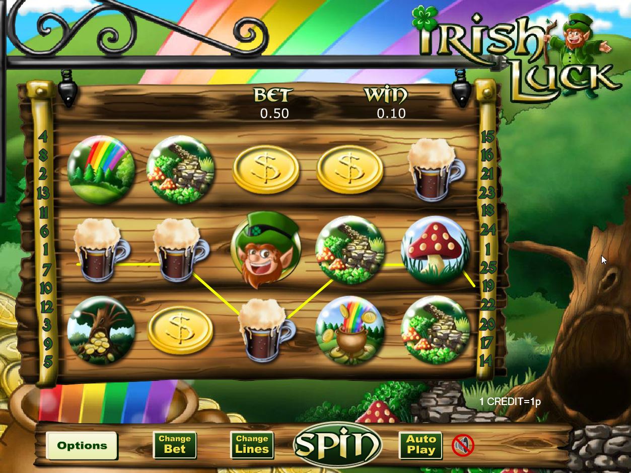 Irish Luck Win Example Irish Luck Win Example