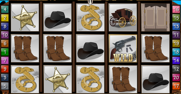 Old West Paylines Example 2 Old West Paylines Example 2