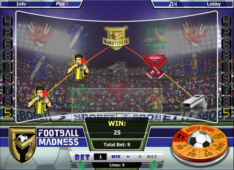Football Madness Win Example Football Madness Win Example