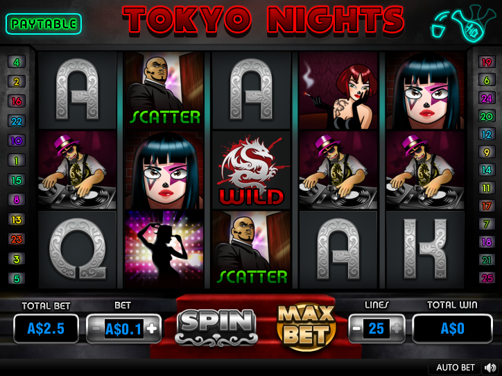 Tokyo Nights Entry Screen Tokyo Nights Entry Screen
