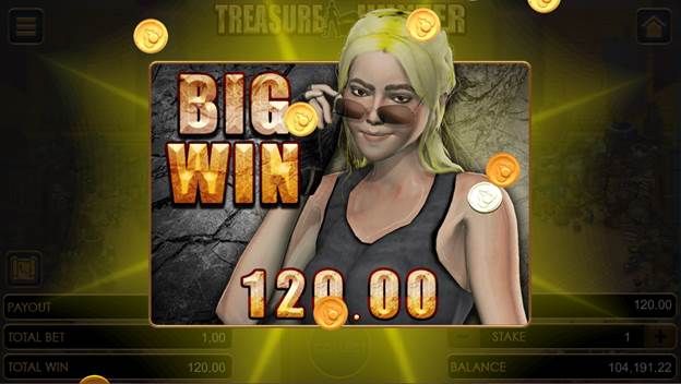 Treasure Hunter game Big Win flier Treasure Hunter game Big Win flier