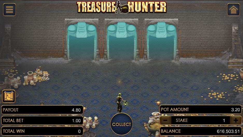 Treasure Hunter on the first 3 doors of Level 2 Treasure Hunter on the first 3 doors of Level 2