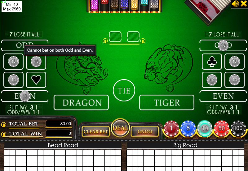 Dragon Tiger Odd/Even Dragon Tiger Odd/Even