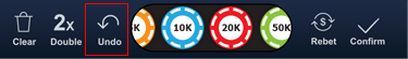 Football Strike undo button Football Strike undo button