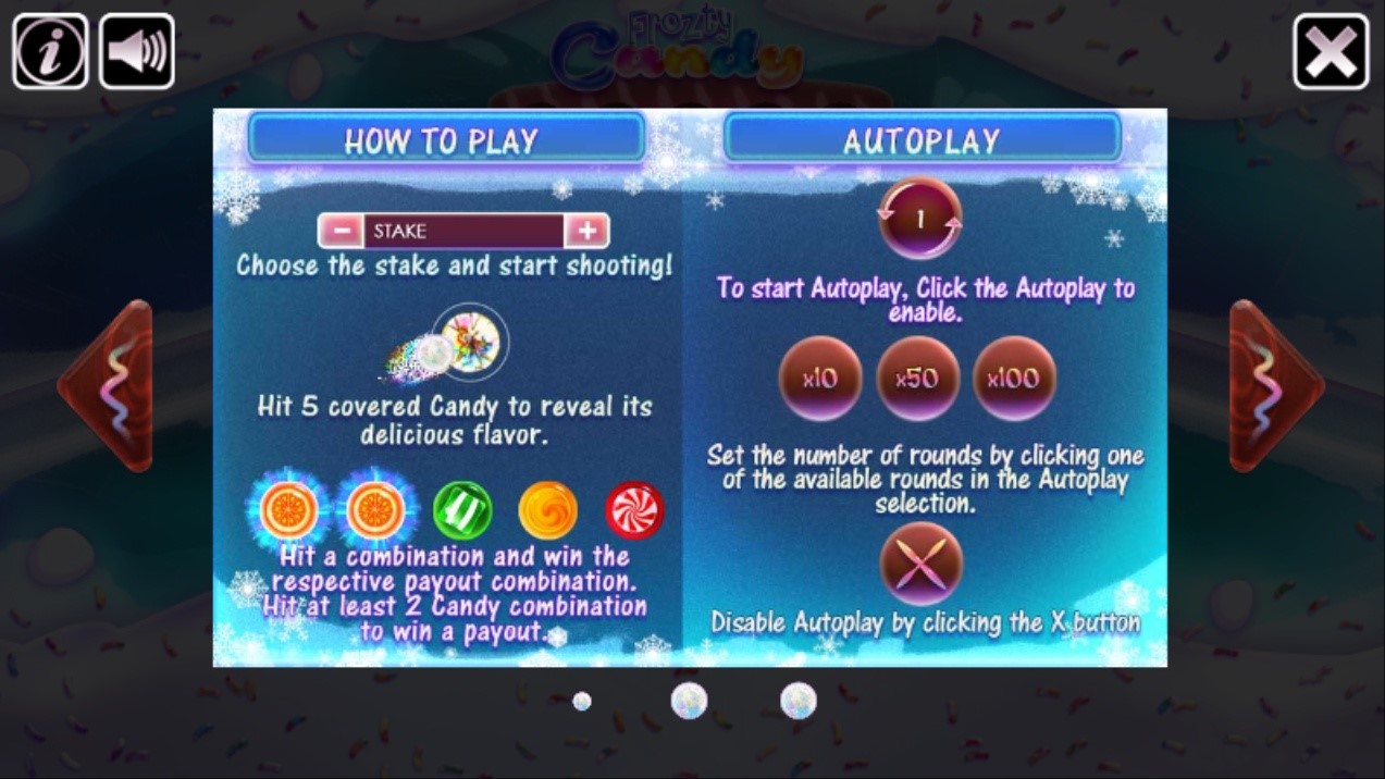 Inside the Information button of the game menu