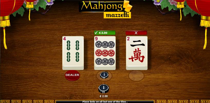 Mahjong Mazzetti Winning Example 2 Mahjong Mazzetti Winning Example 2