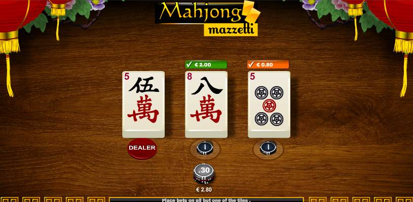 Mahjong Mazzetti Winning Example 3 Mahjong Mazzetti Winning Example 3