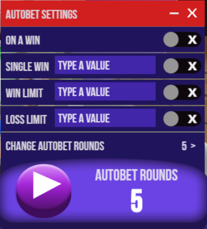 Santas Workshop change autobet settings Santas Workshop change autobet settings