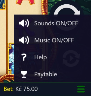 Xi You Ji Settings menu Xi You Ji Settings menu