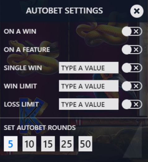 Rumble Rhino autobet settings Rumble Rhino autobet settings
