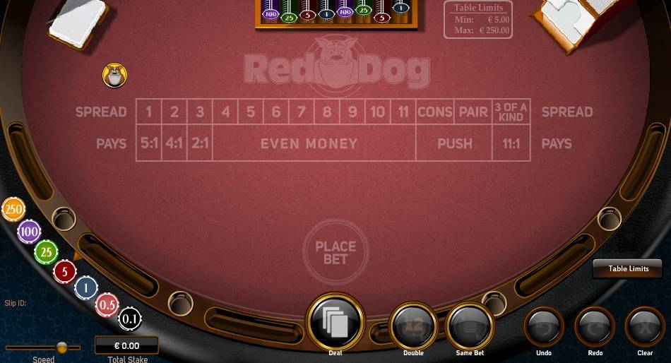 Red Dog Entry Screen