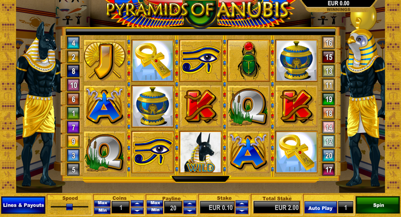 Pyramid of Anubis Entry Screen Pyramid of Anubis Entry Screen