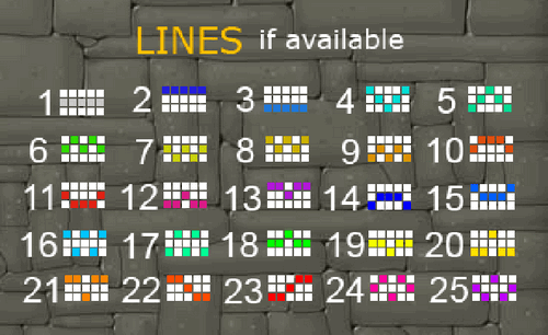 Lost Island Paylines