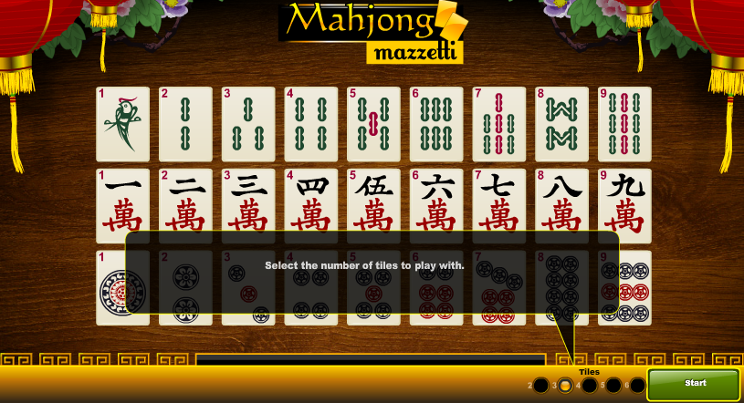 Mahjong Mazzetti Entry Screen Mahjong Mazzetti Entry Screen