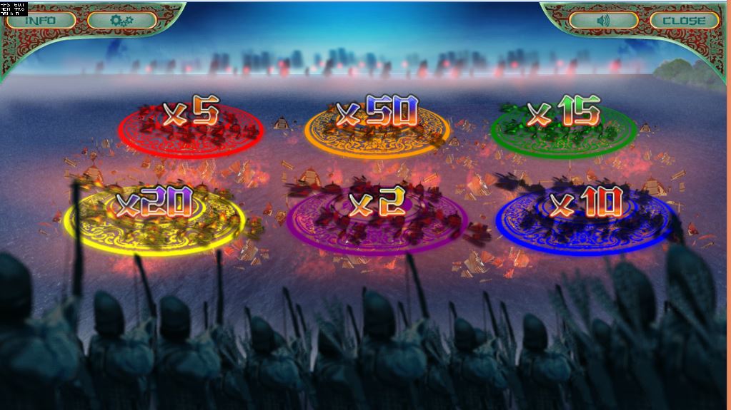 Clash of the Three Kindgoms Bonus Game Clash of the Three Kindgoms Bonus Game